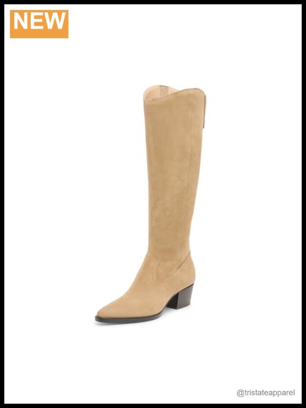 Dolce Vita Virona H2O Knee High Waterproof Equestrian Boot Block Heel Recycled